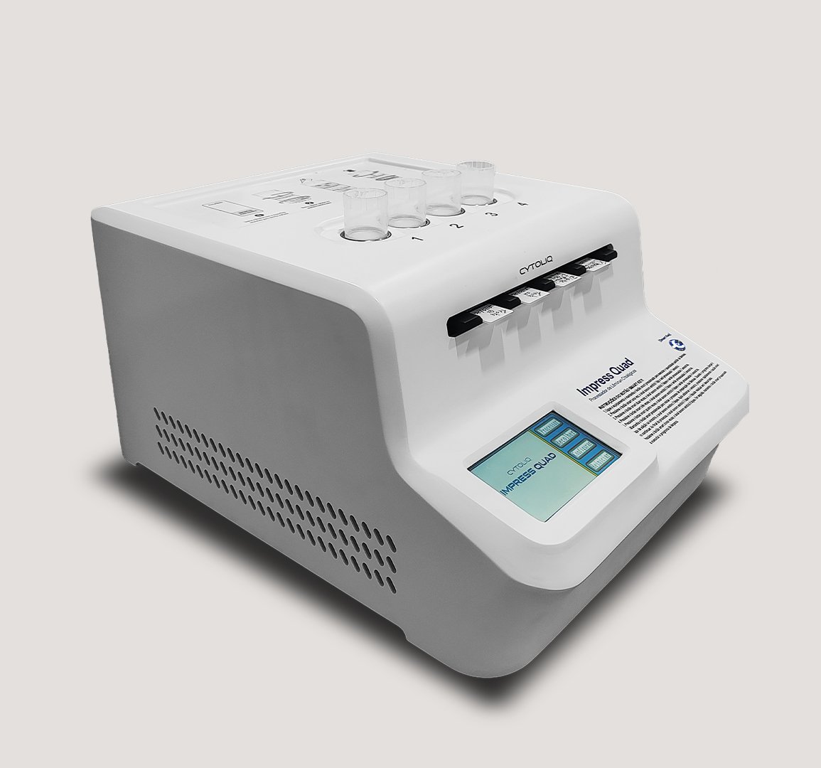 Processador de Lâminas para Citologia com 4 Compartimentos de Lâminas Impress Quad Cytoliq