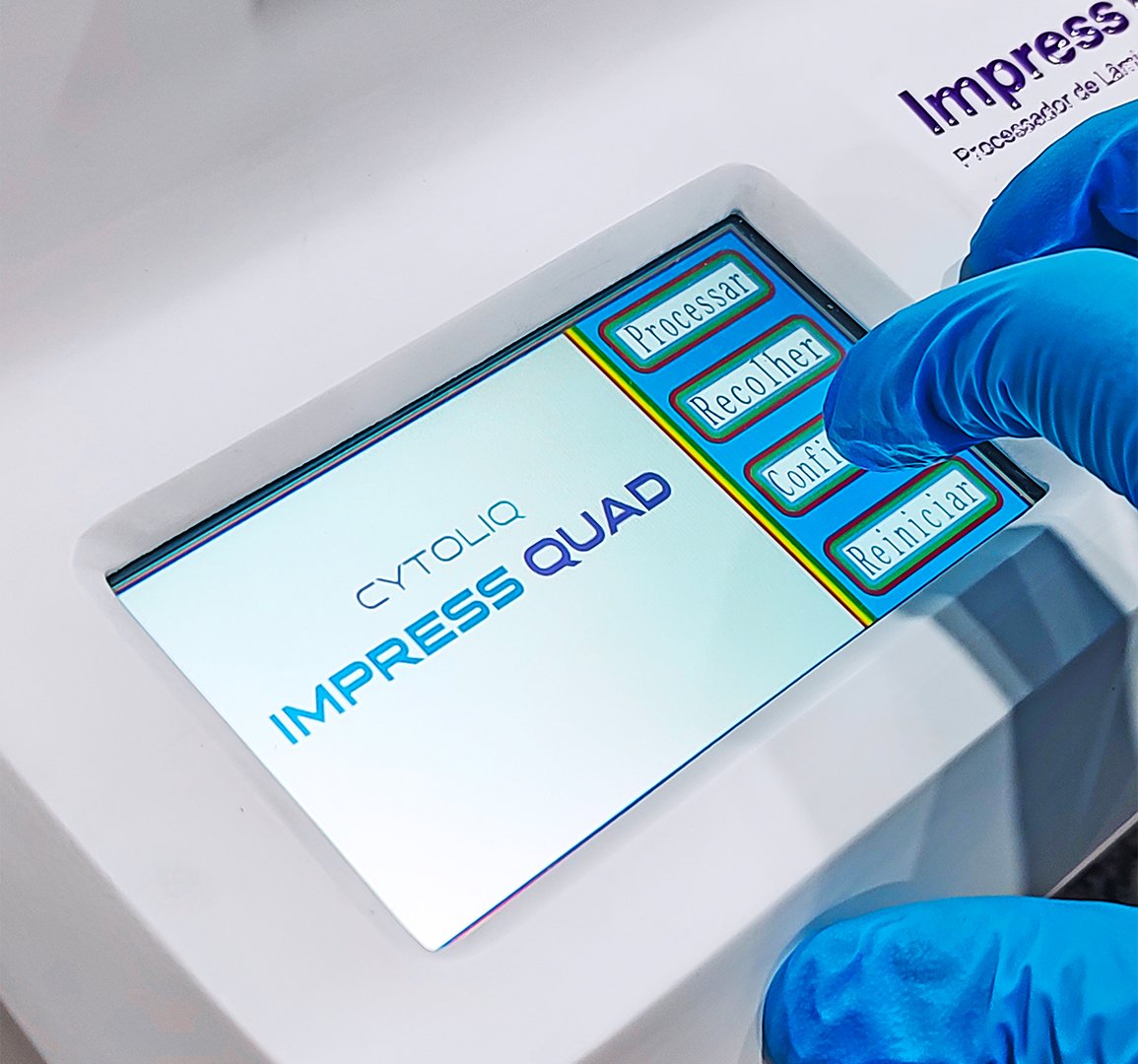 Painel LCD TouchScreen Impress QUAD Cytoliq