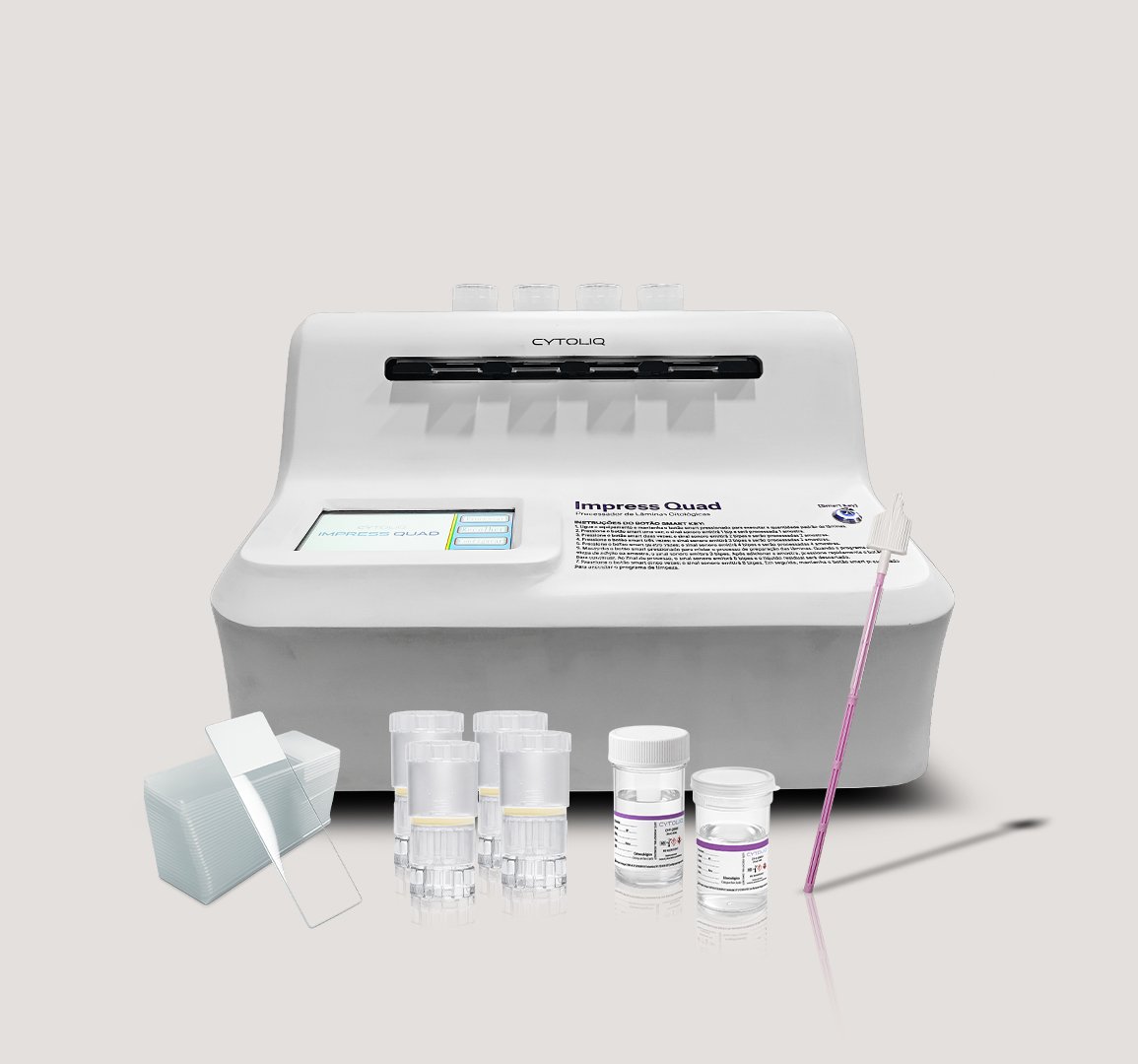 Impress Quad - Processador de Lâminas Citológicas com Consumíveis Cytoliq