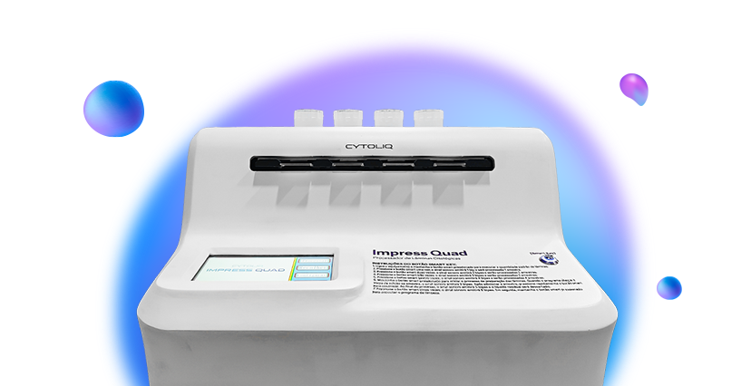 Impress QUAD - Processador de Lâminas para Citologia Frente